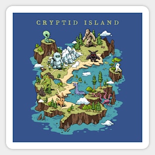 Cryptid Island Sticker